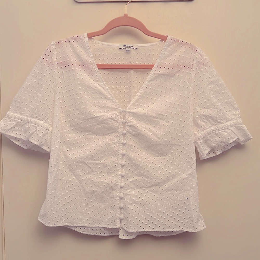 Madewell Eyelet Blouse